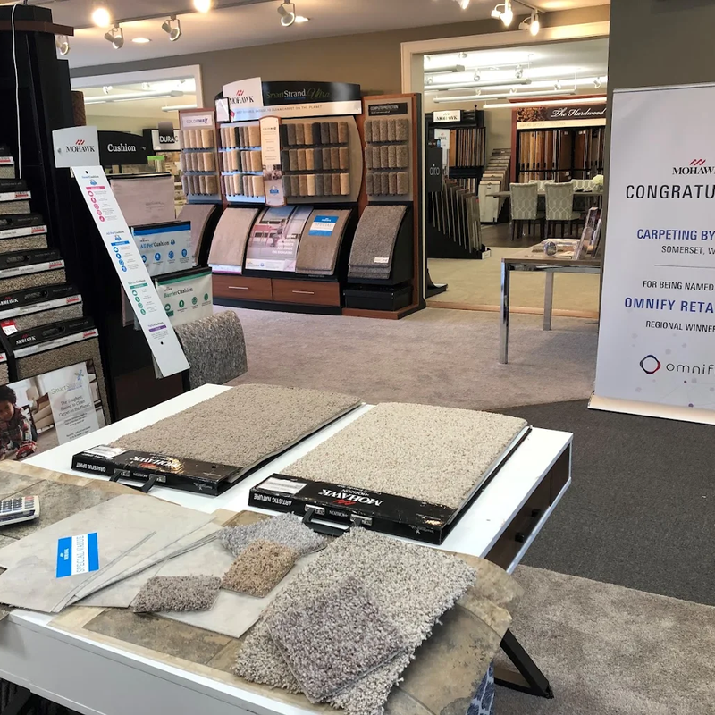 Carpeting by Mike store is Mohawk flooring partner