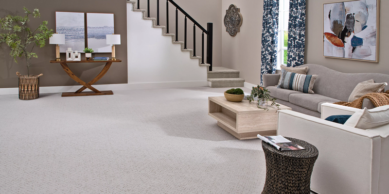 SmartStrand carpet in a modern living room