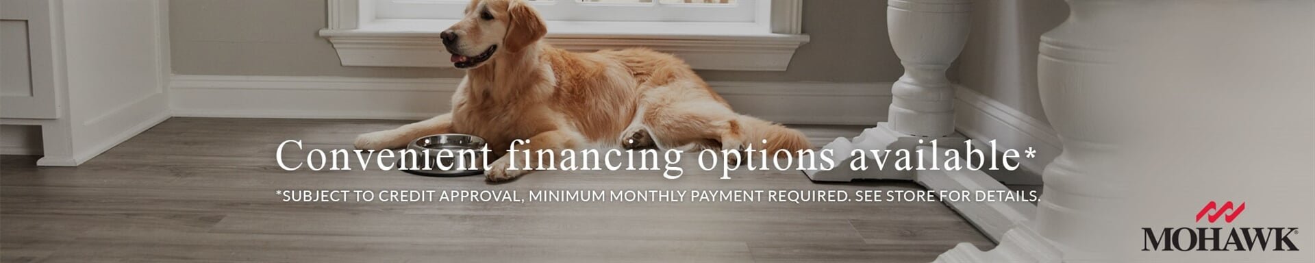 Financing available from Carpeting By Mike